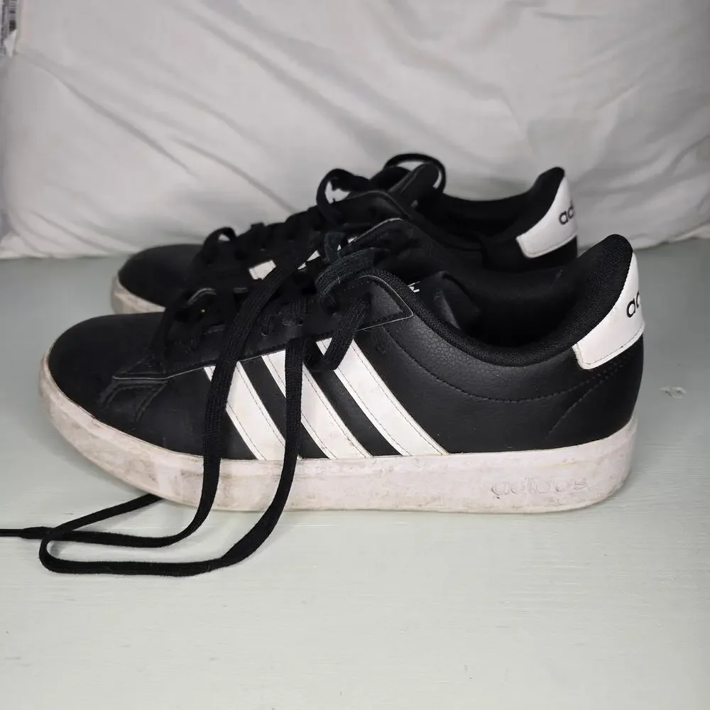 Adidas Grand Court Cloudform Base Black Mens Shoes Size 8.5US